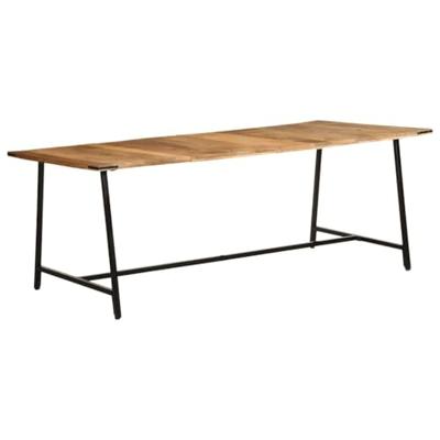 Eettafel 200x100x75 cm massief mangohout