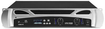 Vonyx VPA1500 PA versterker 2x 750W met USB, BT & MP3-speler