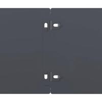 Gazonranden 50 st 15x103 cm koudgewalst staal antraciet - thumbnail