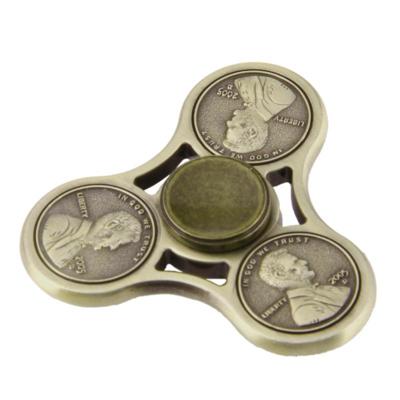 Cent patroon Fidget Spinner Speeltje tegen stress en angst voor kinderen en volwassenen, 4.5 Minuten Rotatie Tijd, Siliciumnitride Keramische balletje Cent patroon Fidget Spinner Speeltje tegen stress en angst voor kinderen en volwassenen, 4.5 Minuten Rotatie Tijd, Siliciumnitride Keramische balletje