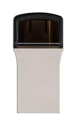 Transcend JetFlash® 890 USB-stick smartphone/tablet Zilver 64 GB USB-A 3.2 Gen 2, USB-C Transcend JetFlash® 890 USB-stick smartphone/tablet Zilver 64 GB USB-A 3.2 Gen 2, USB-C
