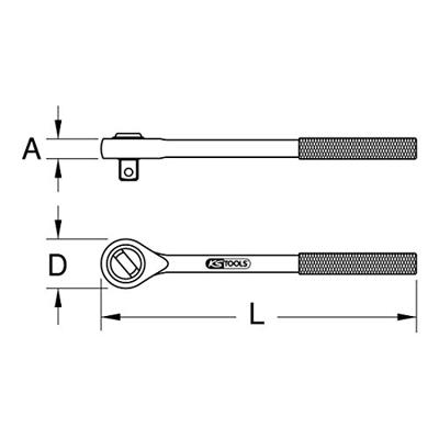 KS Tools 962.1290 9621290 Omschakelratel KS Tools 962.1290 9621290 Omschakelratel