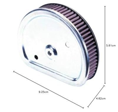 K&N vervangbaar luchtfilter replac. filter hd-1395