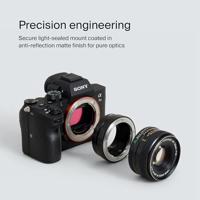 Urth Lens mount adapter: compatibel met Konica AR lens naar Sony E camera body - thumbnail