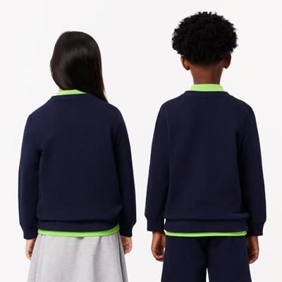 Lacoste Sweater Kids Donkerblauw - Maat 128 - Kleur: Donkerblauw | Soccerfanshop