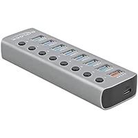 DeLOCK USB 3.2 Gen 1 Hub met 7 poorten usb-hub - thumbnail