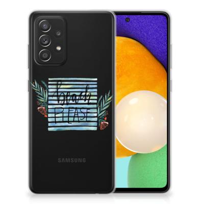 Samsung Galaxy A52 (5G/4G) Telefoonhoesje met Naam Boho Beach