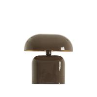 Light & Living SchemerlampTodd ovaal - glans donker bruin - 1897583 - thumbnail