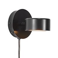 Nordlux Wandlamp Clyde Ø 10 cm 3 step dim zwart - thumbnail