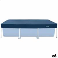 Zwembadafdekking Intex Marineblauw 260 x 30 x 160 cm Rechthoekig (6 Stuks) - thumbnail