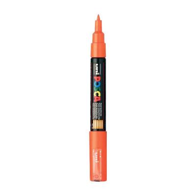 Uni Posca verfmarker 1mc oranje - conische punt - 1 mm Uni Posca verfmarker 1mc oranje - conische punt - 1 mm