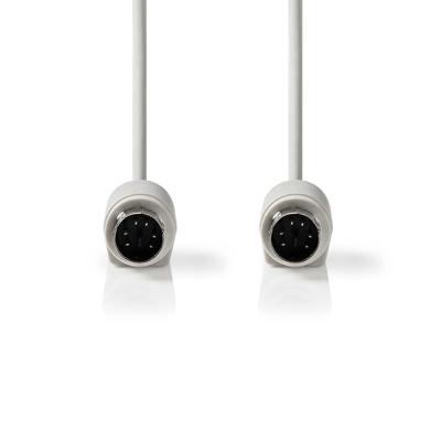 PS2-Kabel | PS/2 Male - PS/2 Male | 2,0 m | Ivoor