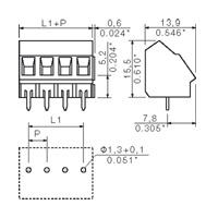 Weidmüller 9994610000 Klemschroefblok 2.5 mm² Aantal polen 10 Oranje 50 stuk(s) - thumbnail