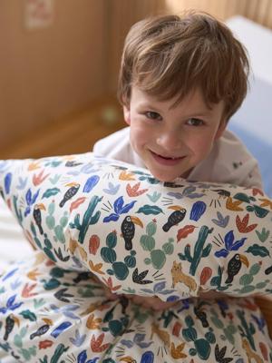 Set dekbedovertrek + kussensloop MEXICO CITY met gerecycled katoen meerkleurig