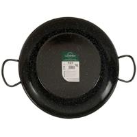 Paella Pan La Dehesa Zwart Geëmailleerd Staal Ø 40 cm (4 Stuks) - thumbnail