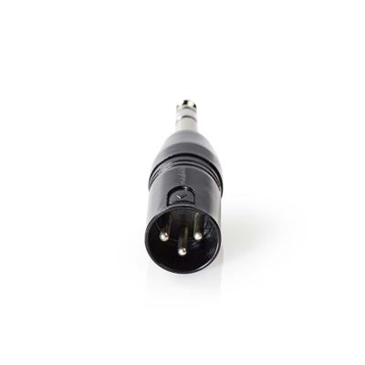Nedis XLR-Adapter | XLR 3-Pins Male naar 6,35 mm Male | 1 stuks - COTP15943BK COTP15943BK