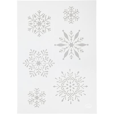 Viva Decor Flexibel sjabloon, sneeuwvlok, a4, vel 210x297 mm, 1 stuk