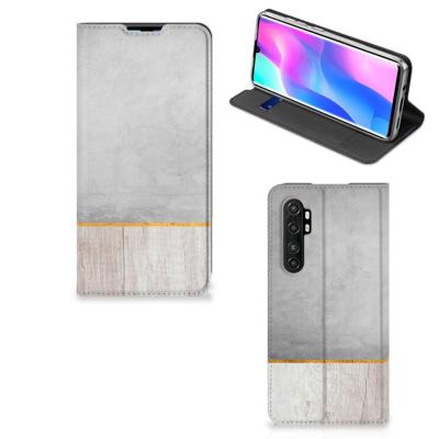 Xiaomi Mi Note 10 Lite Book | Wallet Case | Wood Concrete