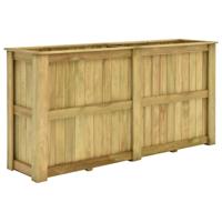 Plantenbak verhoogd 196x50x100 cm geïmpregneerd grenenhout - thumbnail