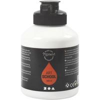 Creativ Company Acryl verf, semi-glanzend, dekkend, wit, 500 ml/ 1 fles - thumbnail