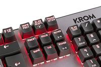Toetsenbord Krom NXKROMKRNL Zwart Qwerty Spaans - thumbnail