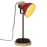 VidaXL Bureaulamp 25 w e27 17x17x50 cm verweerd rood - thumbnail