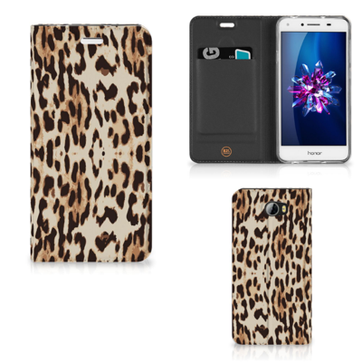 Huawei Y5 2 | Y6 Compact | Hoesje maken | Leopard Huawei Y5 2 | Y6 Compact | Hoesje maken | Leopard