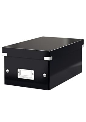 Leitz DVD-hoes 22 DVDs Gelamineerd karton Zwart 1 stuk(s) (b x h x d) 19 x 13.5 x 32 cm 6042-00-95 Leitz DVD-hoes 22 DVDs Gelamineerd karton Zwart 1 stuk(s) (b x h x d) 19 x 13.5 x 32 cm 6042-00-95