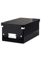 Leitz DVD-hoes 22 DVDs Gelamineerd karton Zwart 1 stuk(s) (b x h x d) 19 x 13.5 x 32 cm 6042-00-95 - thumbnail