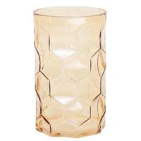 Housevitamin vaas pattern amber 25 cm | 6 stuks - thumbnail