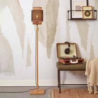 GOOD&MOJO Vloerlamp 'Bhutan' Bamboe, 135cm, kleur Naturel - thumbnail