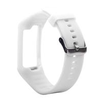 Silicone sport polsband voor POLAR A360/A370 (wit) - thumbnail