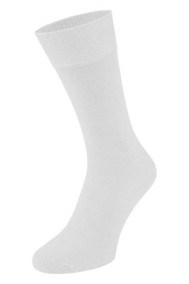 Heren katoenen sokken 1 paar - Naadloze sokken - Zachte kousen - zwart, blauwe, huidskleur - Witte sokken