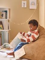 Vertbaudet grote kinderzitzak van ribfluweel kameel - thumbnail