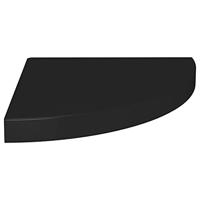 VidaXL Hoekschap zwevend 35x35x3,8 cm mdf zwart - thumbnail
