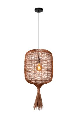 Lucide GARVE - Hanglamp - Ø 40 cm - 1xE27 - Okergeel Lucide GARVE - Hanglamp - Ø 40 cm - 1xE27 - Okergeel