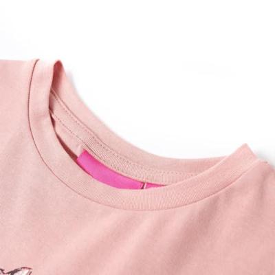 Kindershirt met lange mouwen hert en konijnenprint 92 roze Kindershirt met lange mouwen hert en konijnenprint 92 roze