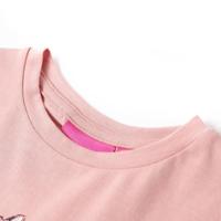 Kindershirt met lange mouwen hert en konijnenprint 92 roze - thumbnail