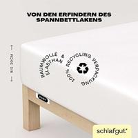 Schlafgut Schlafgut EASY Jersey Elasthan Hoeslaken S - 90x190 - 100x220 101 Full-White - thumbnail