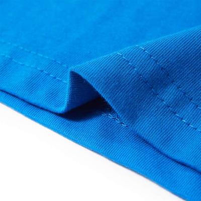 Kindershirt 116 felblauw - thumbnail