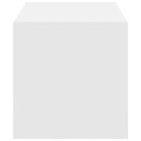 VidaXL Schoenenrek stapelbaar 60x30x30,5 cm wit - thumbnail