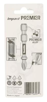 Makita Slagschroefbit PZ3x50mm XTT Impact Premier - E-03311
