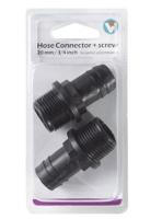 Hose Connector Screw 20 mm 3/4 Inc vijveraccesoires VT - Vt - thumbnail