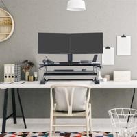 Ergotron WorkFit-TL Zit-sta-verhoger Hoogte: 38 cm (max) Zwart - thumbnail