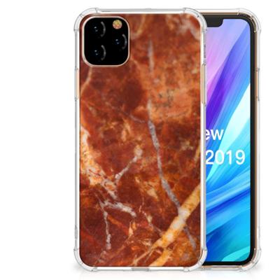 Apple iPhone 11 Pro Max Anti-Shock Hoesje Marmer Bruin Apple iPhone 11 Pro Max Anti-Shock Hoesje Marmer Bruin