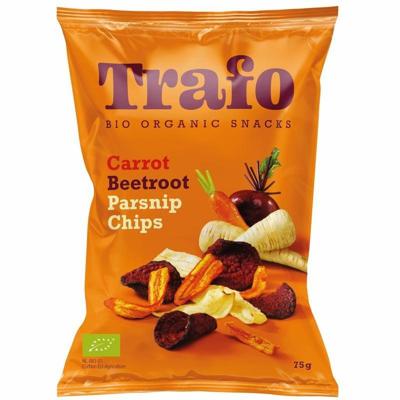 Trafo Groentechips - Wortel, Pastinaak & Rode Biet