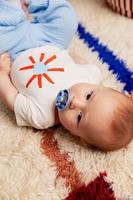 Set van 2 Colour-fopspenen, maat 1 BIBS saliegroen - thumbnail