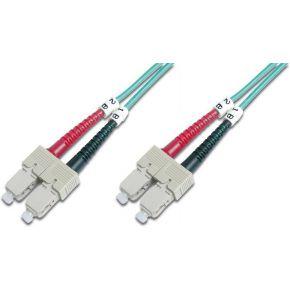 ACT RL3701 Glasvezel Patchkabel Duplex LSZH - SC/SC 50/125µm OM4 - 1 meter - thumbnail