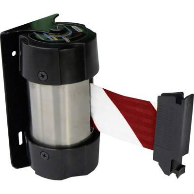 VISO RW20RB Rood, wit Afzetpaal met band Wand Riem- of kettinglengte 2.1 m