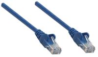 Intellinet 342568 RJ45 Netwerkkabel, patchkabel CAT 6 U/UTP 0.50 m Blauw 1 stuk(s) - thumbnail
